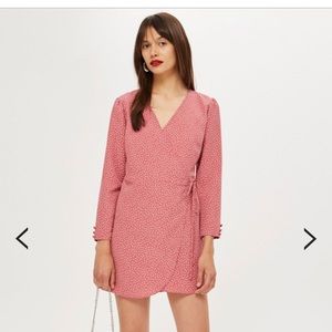 Top shop Blue Wrap Dress